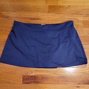 Lands' End Women's Navy Mini Swim Skirt